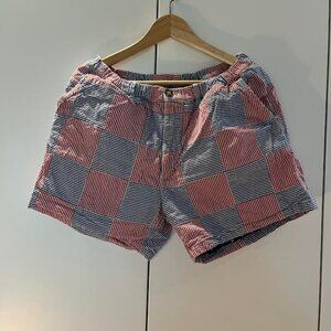 Chubbies, RARE Original (5.5” inseam) seersucker patchwork short. XL